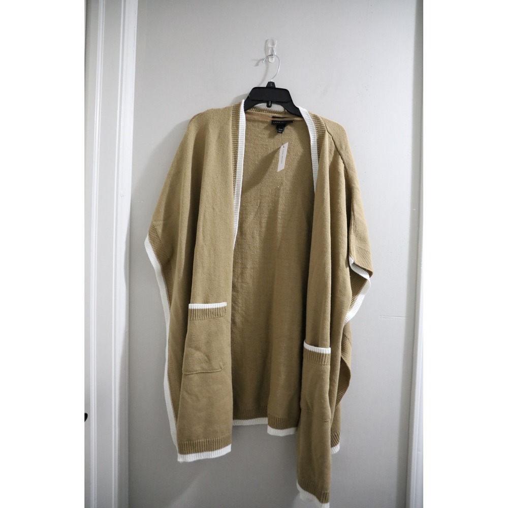 Lane‎ Bryant Womens Open Front Knit Cardigan Cape with Pockets - Size 14/20